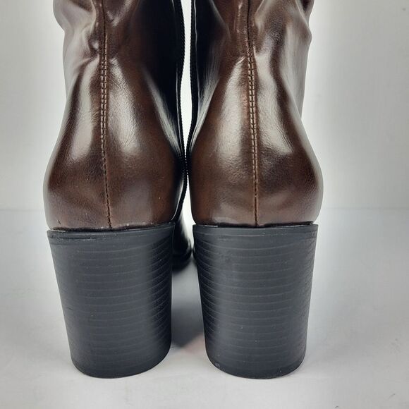 Journee Collection Daria Knee High Boot Size 7.5 Extra Wide Calf - Picture 13 of 15